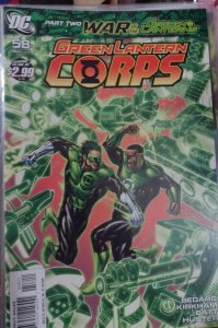 GREEN LANTERN CORPS  # 58  2011 war of the green lanterns pt 2