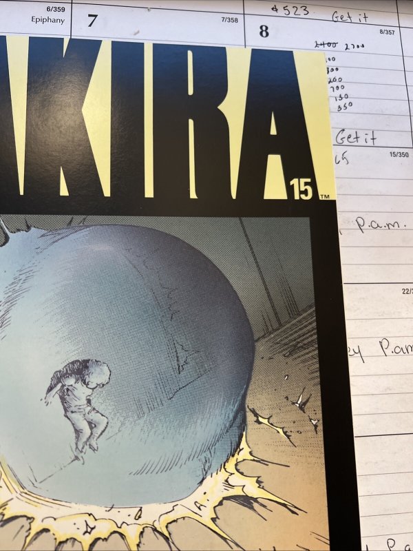 AKIRA # 15 Psychic Duel Katsuhiro Otomo story & Art, Marvel Epic (1990) VF