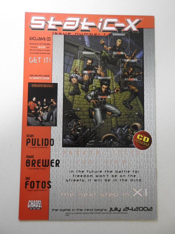 Chastity: Crazytown #3 Premium Edition (2002) FN/VF Condition! Signed W/ COA!