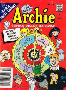 Archie Digest Magazine #101 (Newsstand) FN ; Archie | Spinner Cover 1990