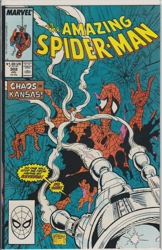 Amazing Spider-Man #302 - Direct Edition - July 1988 - McFarlane