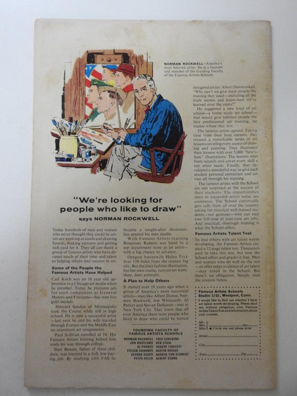 Sgt. Fury #44 (1967) VG- Condition Moisture wrinkle front cover