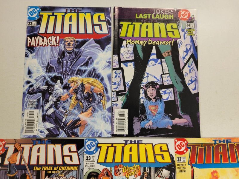5 Titans DC Comic Books #22 23 32 33 34 71 TJ20