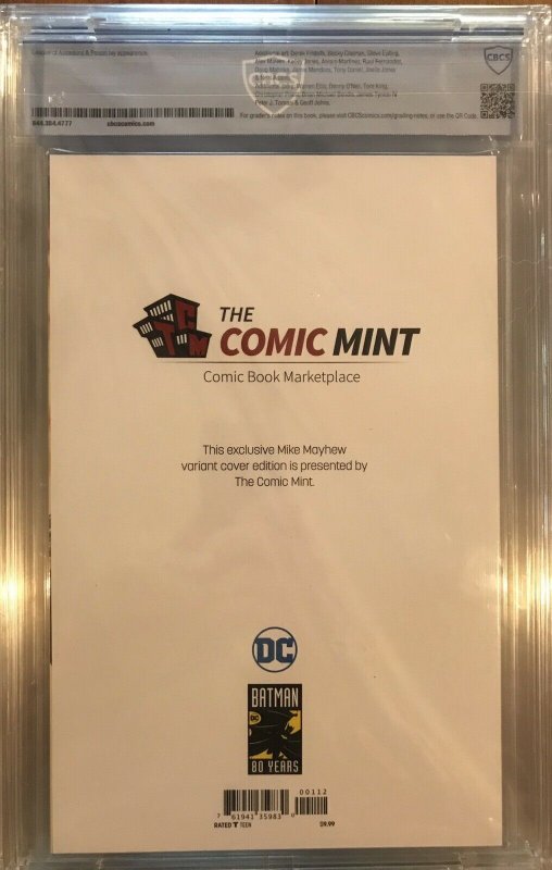 Detective comics 1000 CBCS 9.8 Mike Mayhew Trade Dress Variant