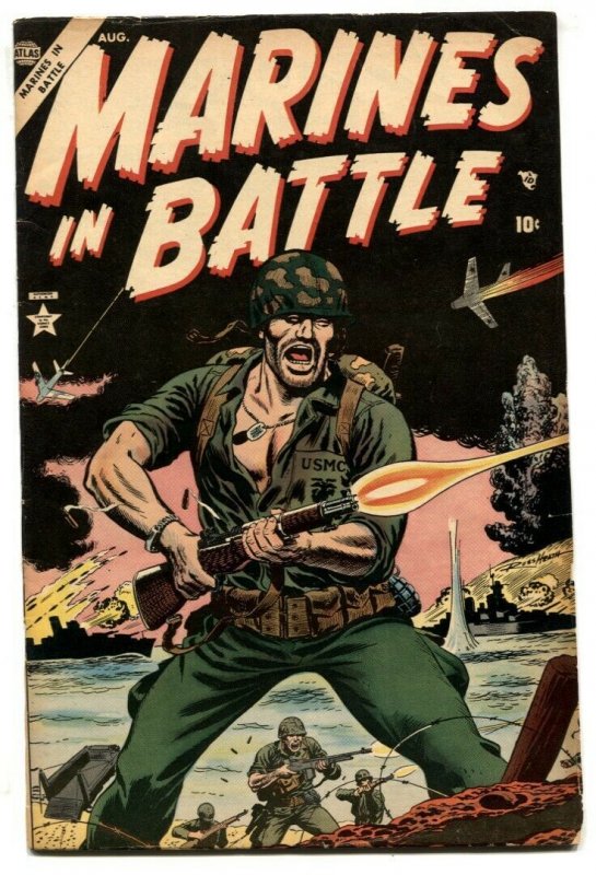 Marines in Battle #1 1954- Iwo Jima- Belleau Wood- Atlas War FN