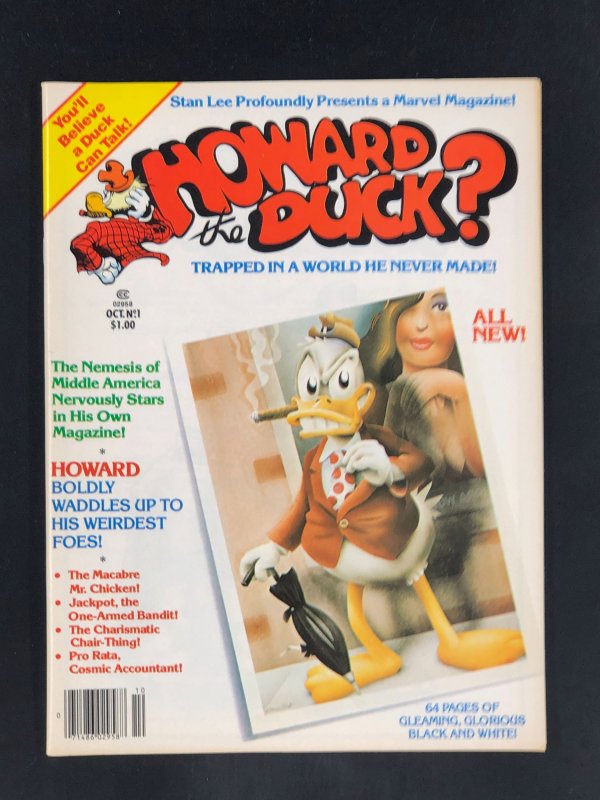 Howard the Duck #1 (1979) VF You'll Believe a Duck Can Talk!