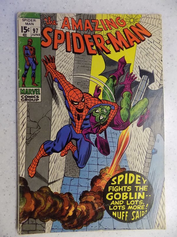 AMAZING SPIDER-MAN # 97 MARVEL BRONZE DRUG ISSUE