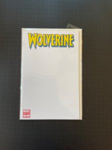 Wolverine #1 Blank Cover (2010)