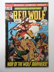 Red Wolf #3 GD/VG Condition! Centerfold detached bottom staple, moisture stain