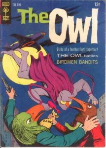 OWL (1967-1968 GK)  1 FINE  1967  Jerry Siegel story COMICS BOOK 