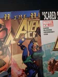 Avengers Academy #1 2nd Print 2,3 VF 1st appearances Hazmat Mettle Veil Marvel 