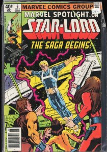 Marvel Spotlight #6 Newsstand Edition (1980) Star-Lord [Key Issue]