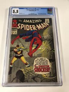 Amazing Spider-man 46 Cgc 5.5 Ow Pages 1st Shocker Herman Schultz Marvel Silver 