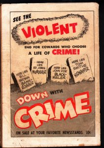 UNDERWORLD CRIME #3-MEN MELTED IN ACID-VIOLENT PRE-CODE CRIME-WILD COMIC!