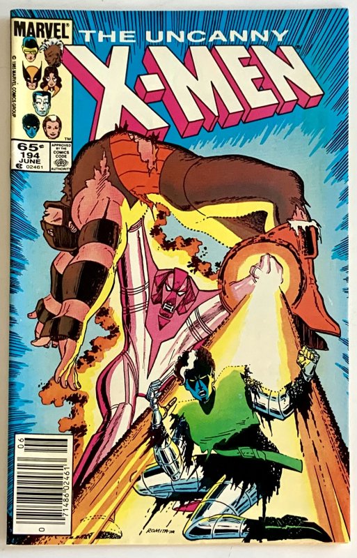 The Uncanny X-Men #194 (VF, 1985) NEWSSTAND