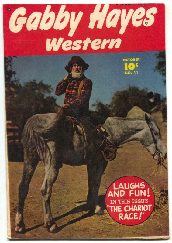 Gabby Hayes Western #11 1949-Photo cover-Fawcett comic F/VF