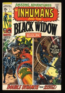 Amazing Adventures #1 VG/FN 5.0 1st Black Widow Solo!
