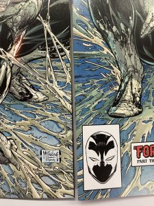 SPAWN 327 (2x COPIES) CVR B TODD MCFARLANE NM HAUNT SPIDER-MAN 1 HOMAGE VARIANT 