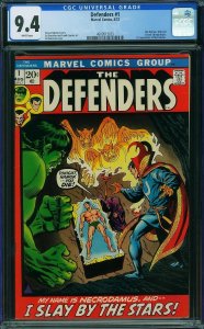 Defenders #1 (1972) CGC 9.4 NM