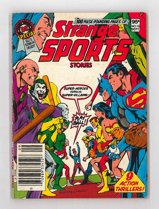 DC Special Blue Ribbon Digest (1980) #13 FN- Strange Sports Stories