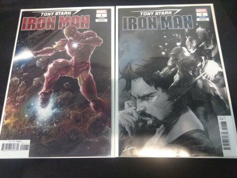 Tony Stark Iron Man #1 Lot of 10 Variants! 6 Prototype, Party Variant, + MORE!