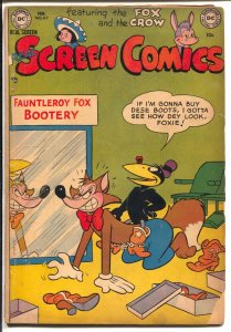 Real Screen #47 1952-DC-Fox & Crow- Golden Age VG-