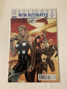 Ultimate New Ultimates 3 Near Mint Nm Signed Cho Marvel