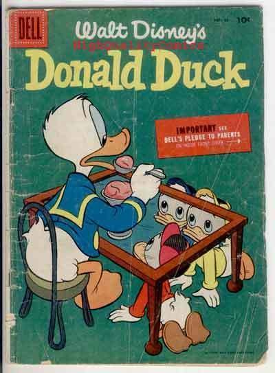 DONALD DUCK #43, GOOD, Dell, 1955, Daisy, Safari, Walt Disney