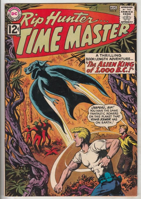 Rip Hunter Time Master #9 (Aug-62) NM- High-Grade Rip Hunter, Jeff, Bonnie, C...