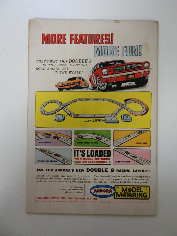 Superman #184 (1966) VG- condition rusty staples, subscription crease