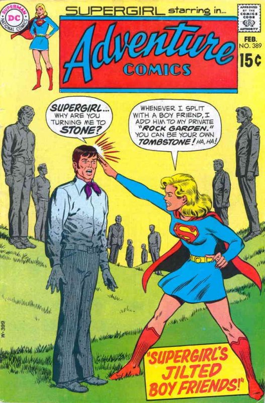 Adventure Comics #389 VG ; DC | low grade comic Supergirl February 1970