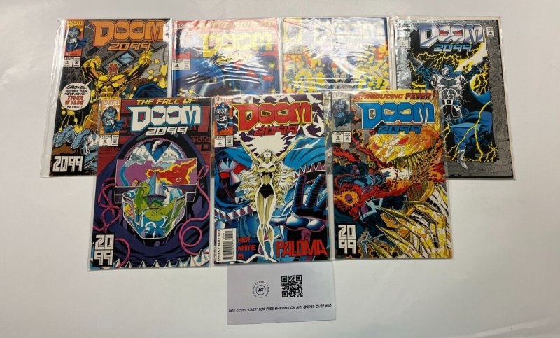 7 Doom 2099 Marvel Comics Books #1 2 3 4 5 6 7 28 LP3