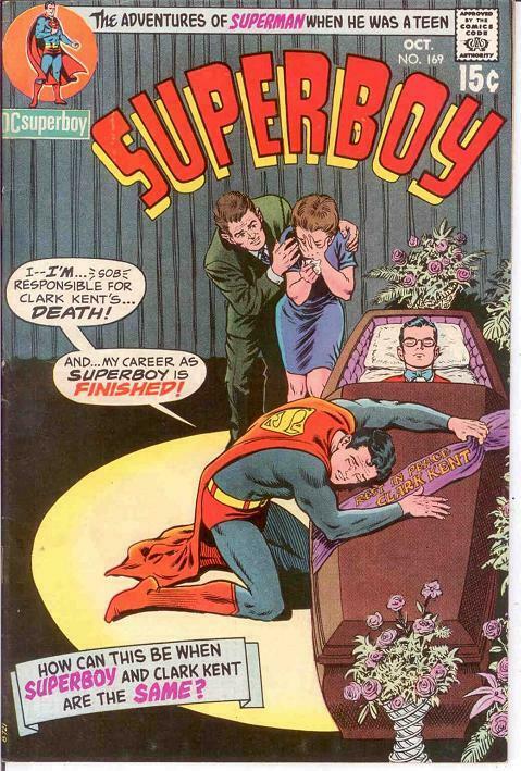 SUPERBOY 169 F+ NEAL ADAMS COVER   October 1970 COMICS BOOK