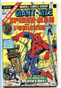 GIANT-SIZE SPIDER-MAN #4 comic book 1975 Marvel PUNISHER