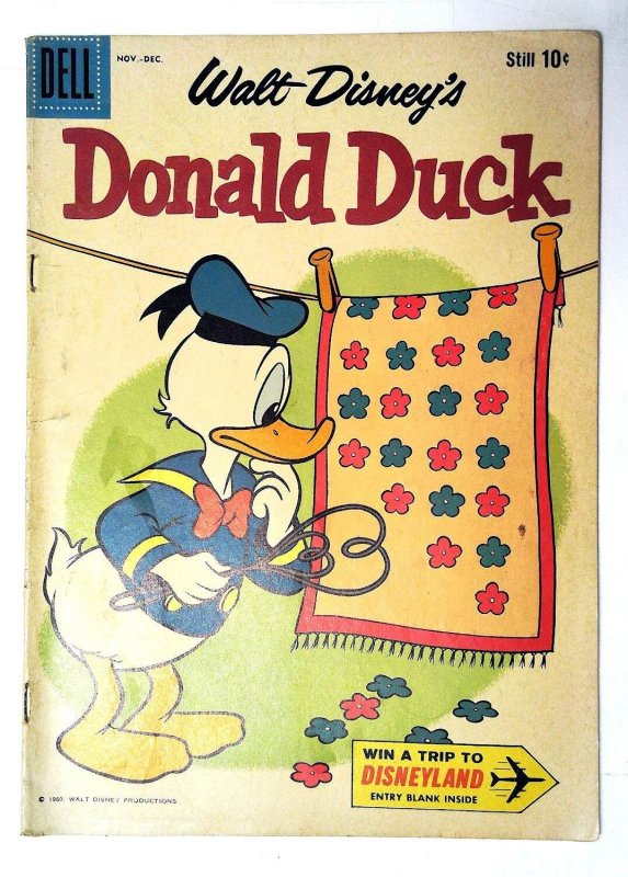 Donald Duck #74 (1960) Dell Comics 1st Print Comic Book