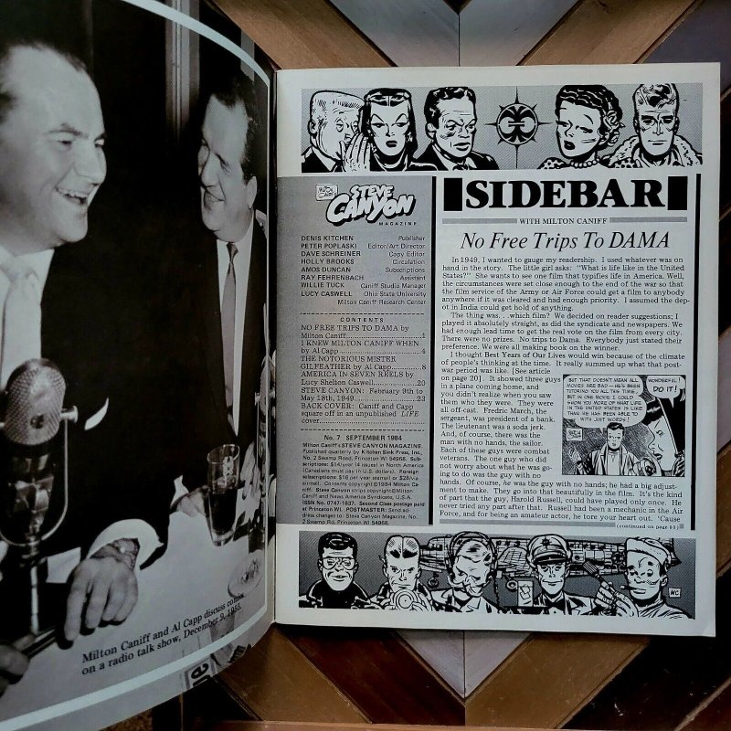 Steve Canyon TPB #7 High Grade (Kitchen Sink/Milton Caniff 1984) Comic Magazine