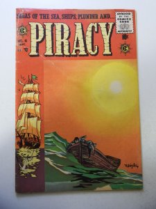 Piracy #6 (1955) GD+ Condition tape inner fc covering 5 tear on fc