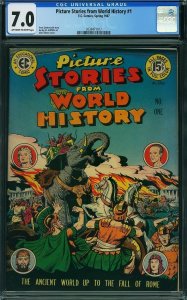 Picture Stories from World History #1 (1947) CGC 7.0 FVF