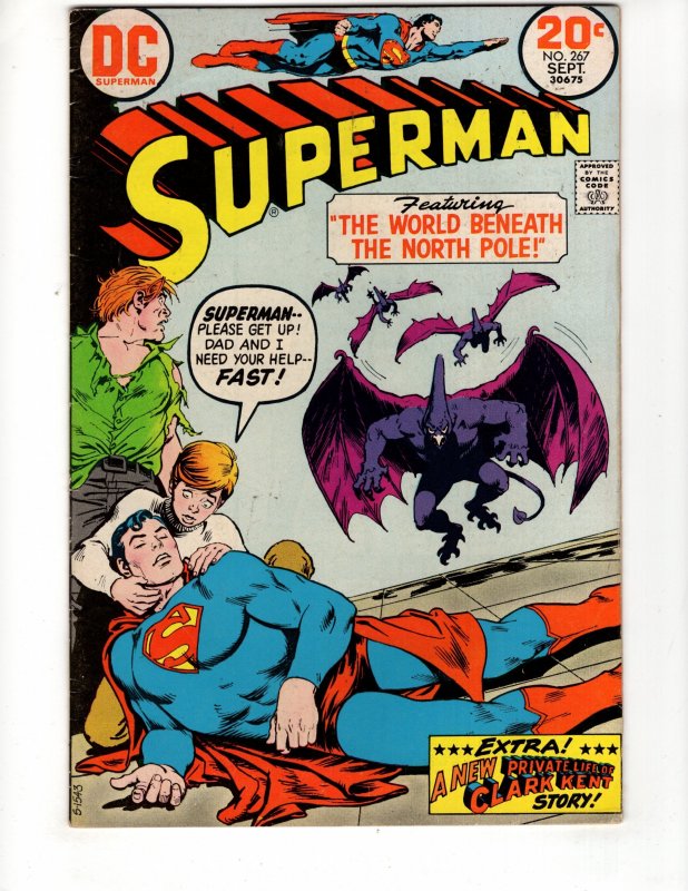 Superman #267  Nick Cardy Cover Bronze Age DC / ID#004