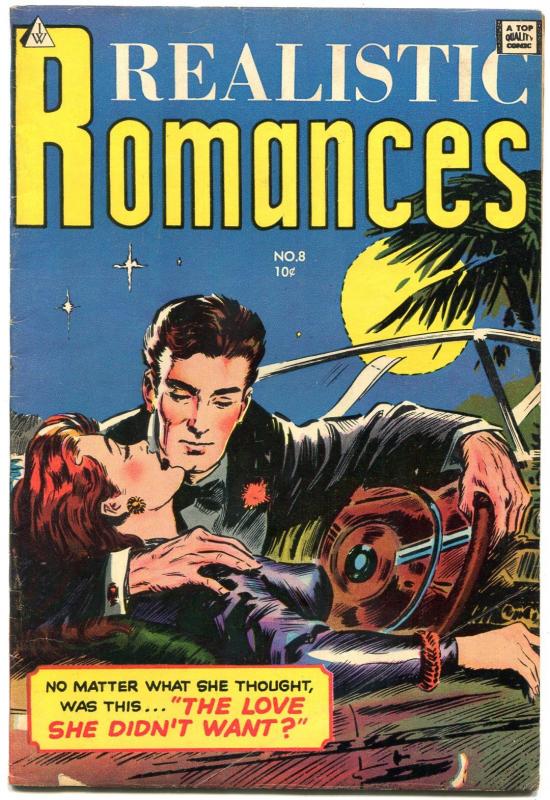 Realistic Romances #8 1964- Golden Age reprints- GGA FN-