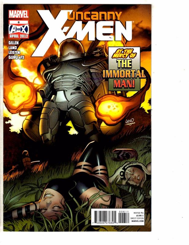 Lot Of 7 Uncanny X-Men Marvel Comic Books # 1 5 6 7 8 11 12 Wolverine Gambit RC2