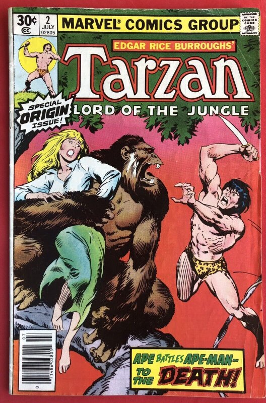 Tarzan Lord of the Jungle #2,3,4,5,6,8 (1977) Marvel Comics 