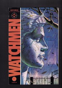 Watchmen #2 - DAVE GIBBONS + ALAN MOORE COVER! (6.0/6.5) 1986