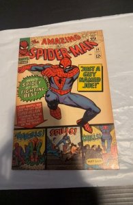 The Amazing Spider-Man #38 (1966) Last Ditko issue foxxing/tanning