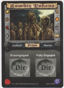 2005 Mystical Empire Zombie Token