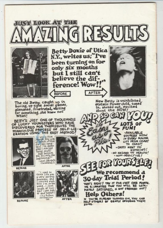 Zap #1 (Nov-67) VF+ High-Grade Whiteman, Mr. Natural, Flaky Foont