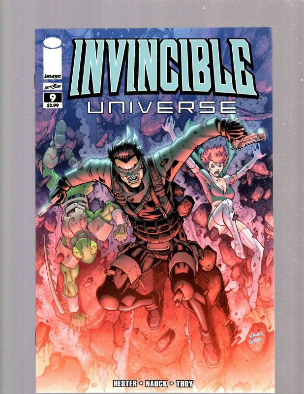 Lot Of 12 Invincible Universe Image Comic Books # 1 2 3 4 5 6 7 8 9 10 11 12 RP4