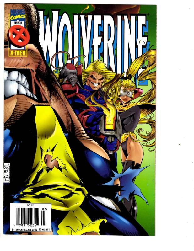 7 Wolverine Marvel Comic Books # 92 94 95 96 97 98 99 Jubilee Storm X-Men WM1