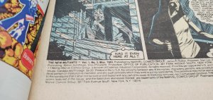 NEW MUTANTS #3 First DEMON BEAR   Marvel comic     VF/NM