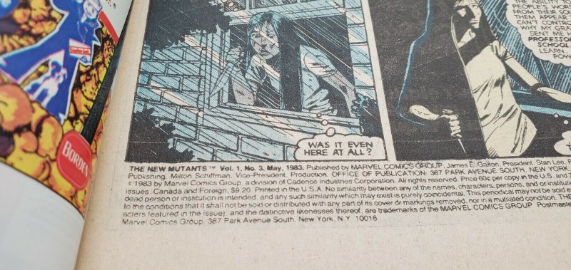 NEW MUTANTS #3 First DEMON BEAR   Marvel comic     VF/NM